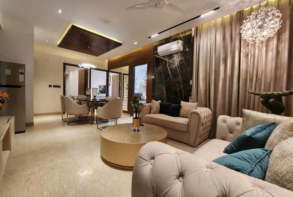 3 bhk flat on airport road zirakpur