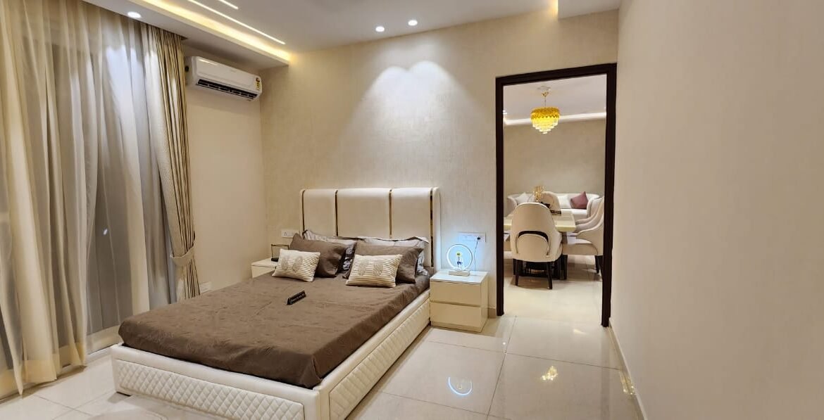 3 bhk flat on airport road zirakpur