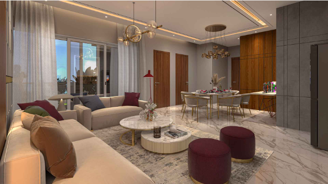 3 BHK Luxury Flat For Sale in PR 7 Airport Road [Ready To Move In]